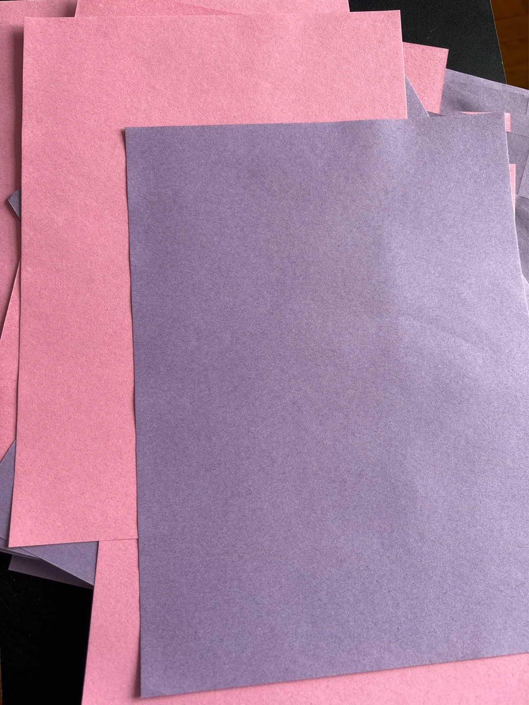 Pink and Purple Construction Paper⚽️