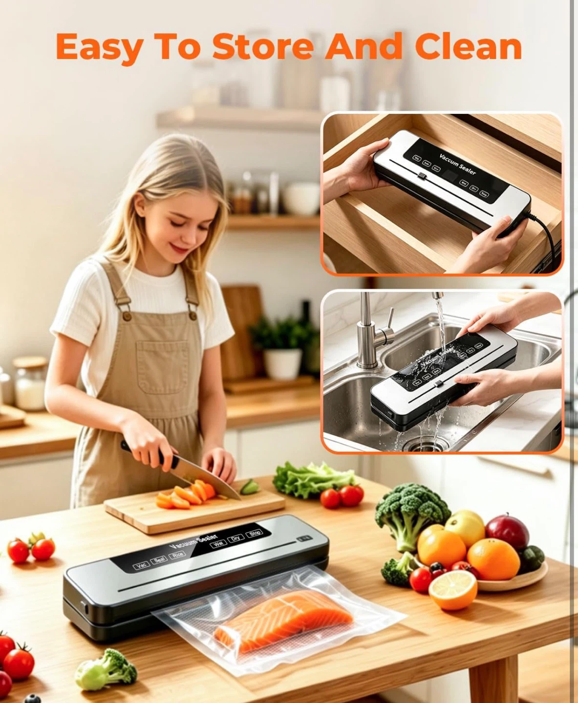 Vacuum Sealer Food Preservation System - photo 4