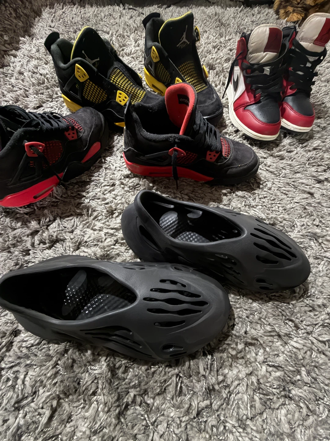 Jordan 4s,1s and yeezys