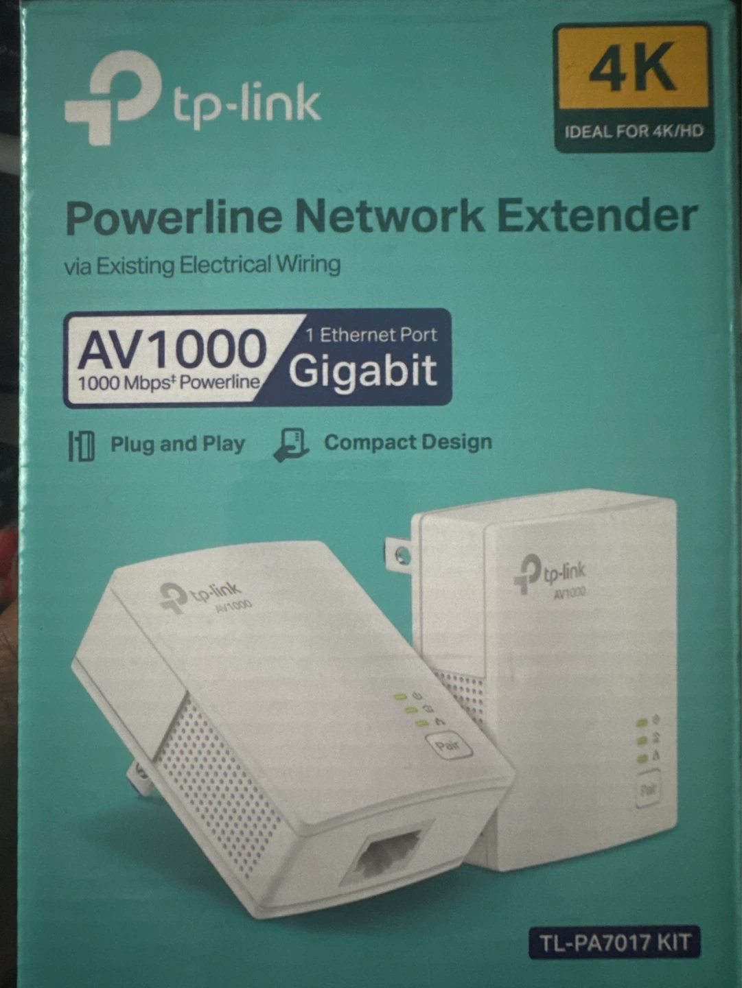 TP-Link AV1000 Powerline Network Extender Kit
