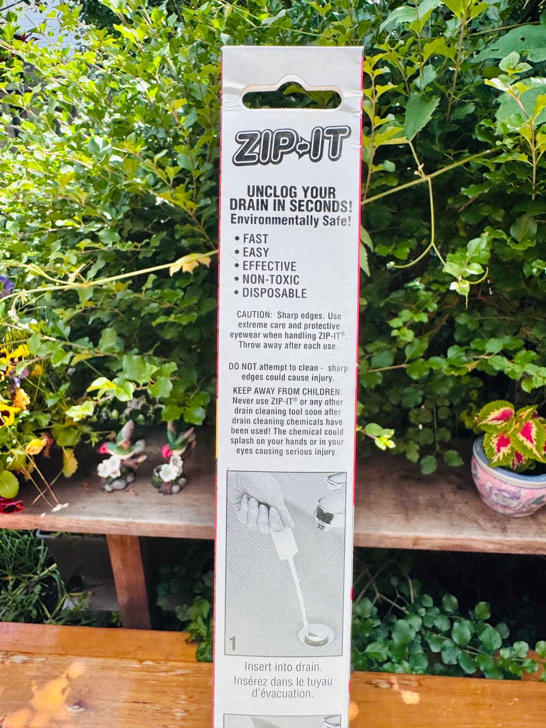 Zip It Drain Unclogger Unclog Sink Shower and Bathtub Drains - photo 4