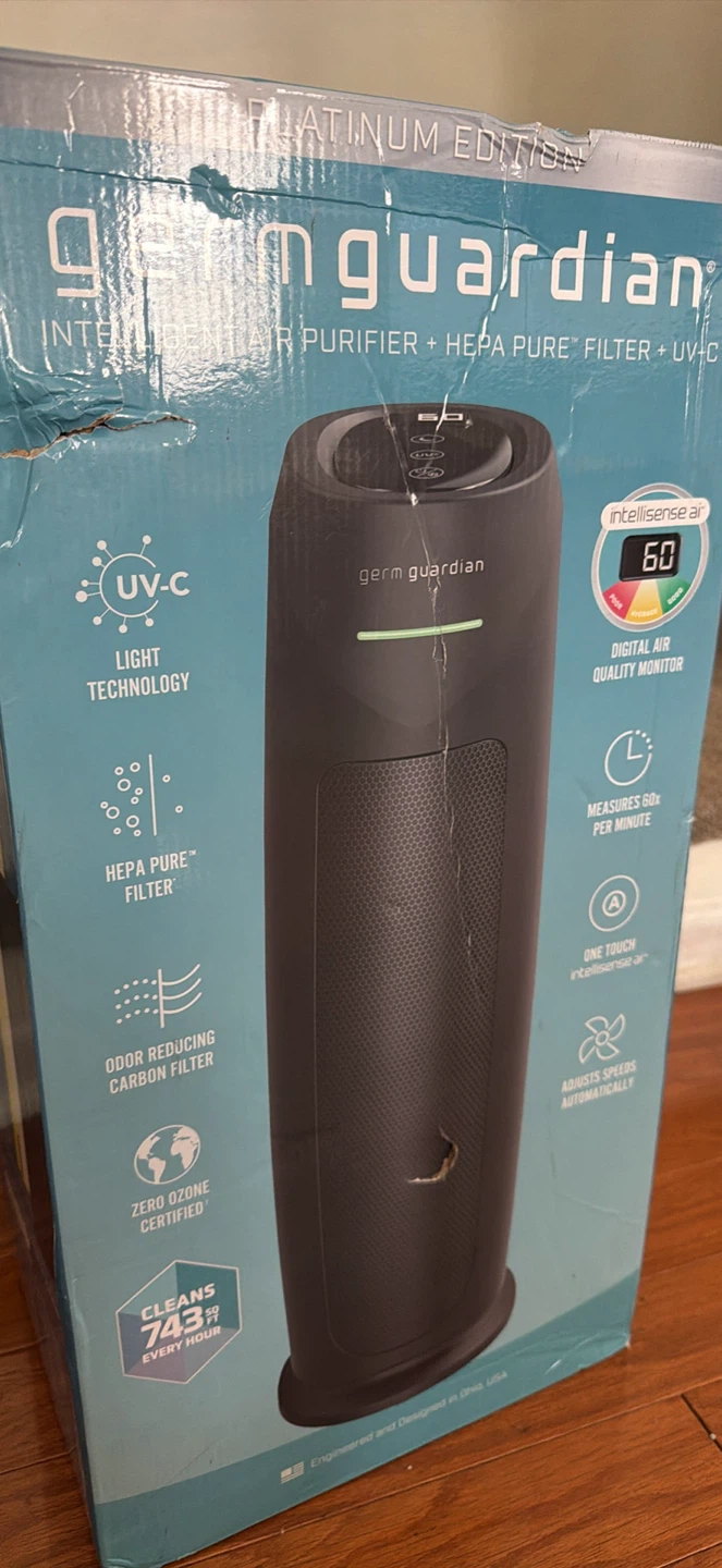 GermGuardian Air Purifier + HEPA Filter + UV-C Light - photo 4