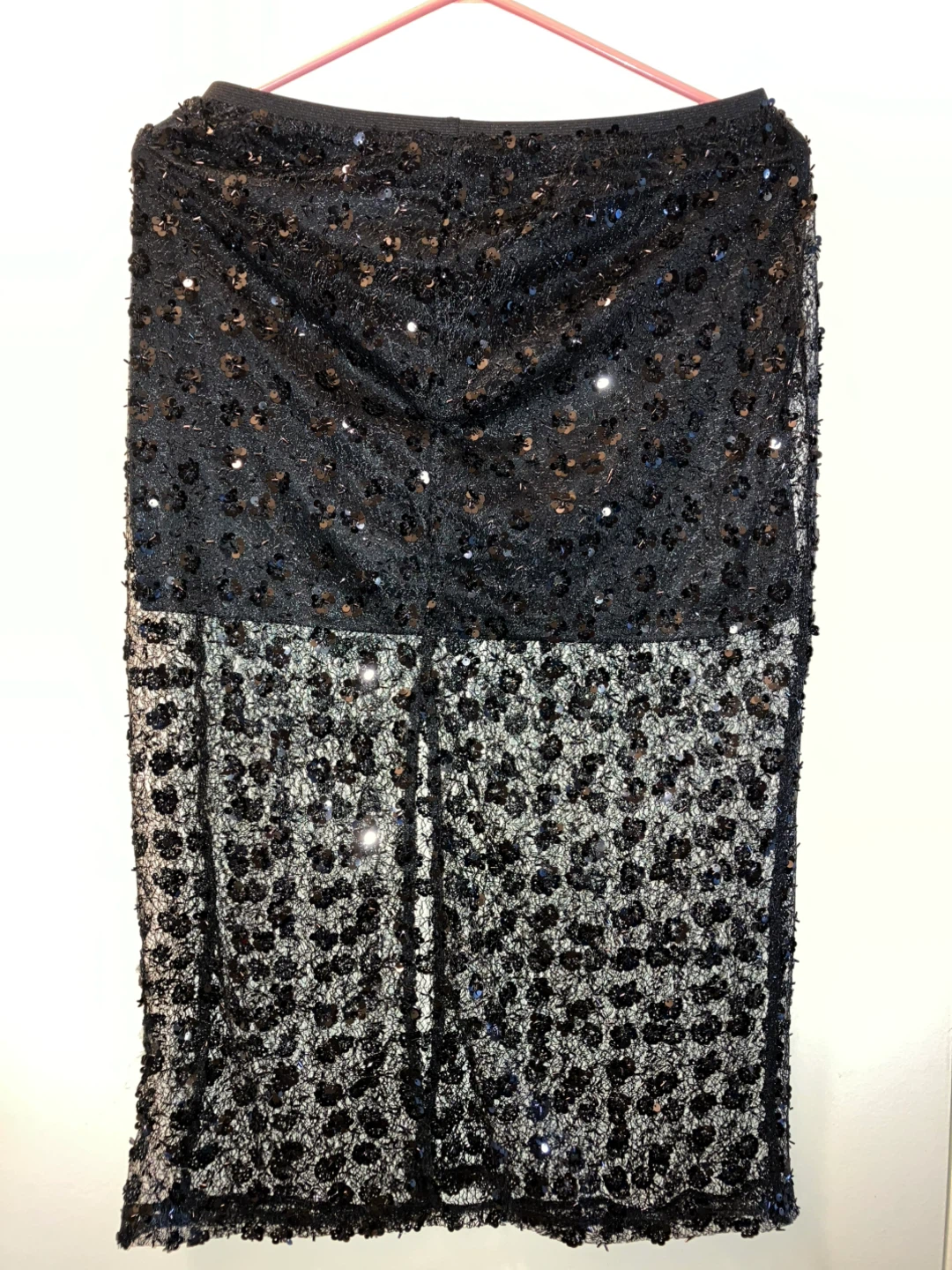 JJXX Sequin Midi Skirt Black EU S - photo 3
