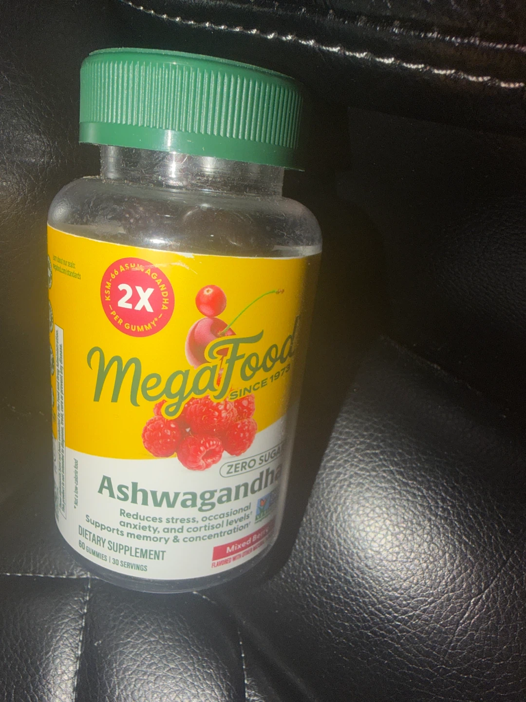 MegaFood Zero Sugar Ashwagandha Gummies - Mixed Berry