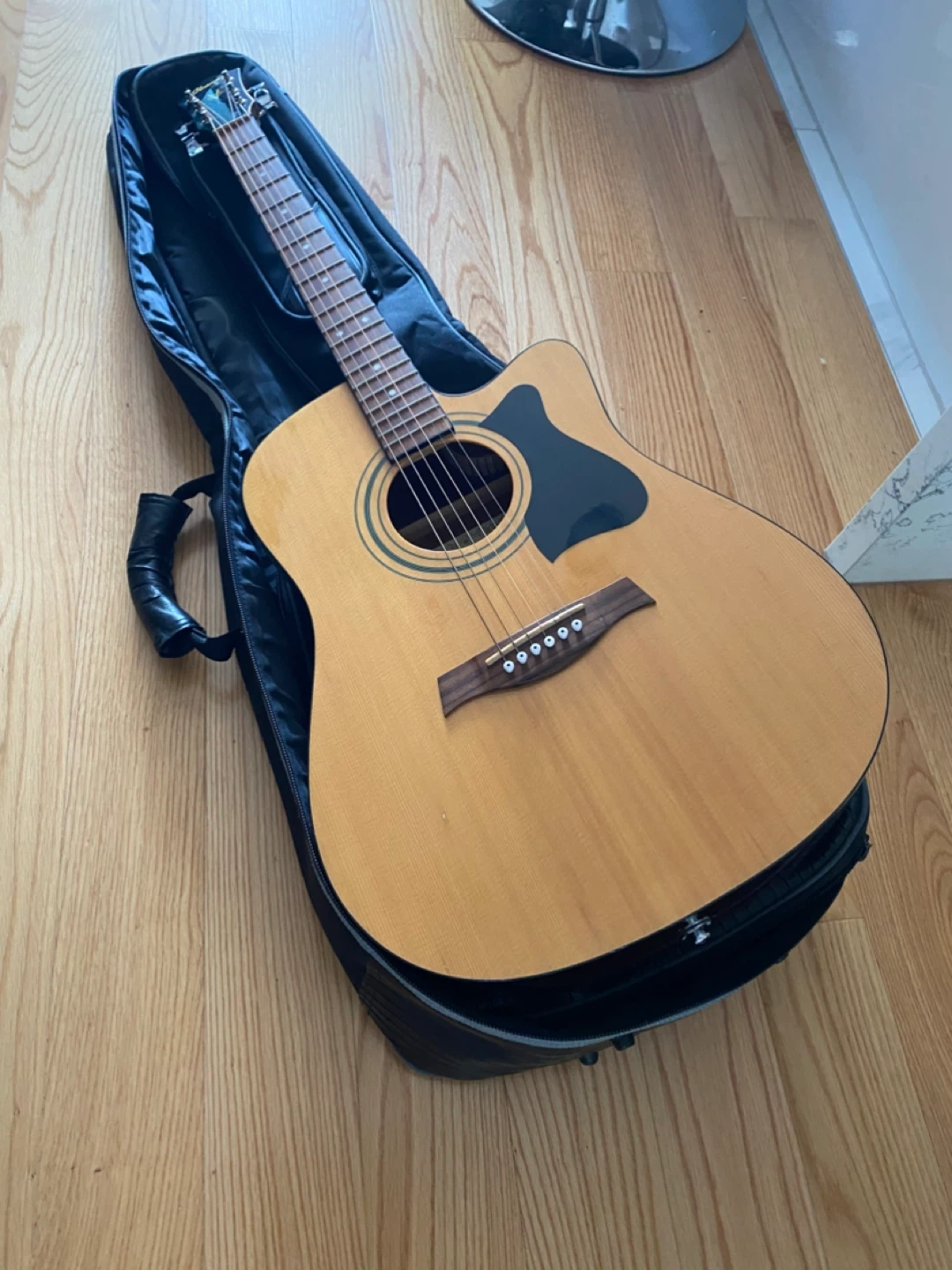 Excellent acoustic electric guitar - photo 4