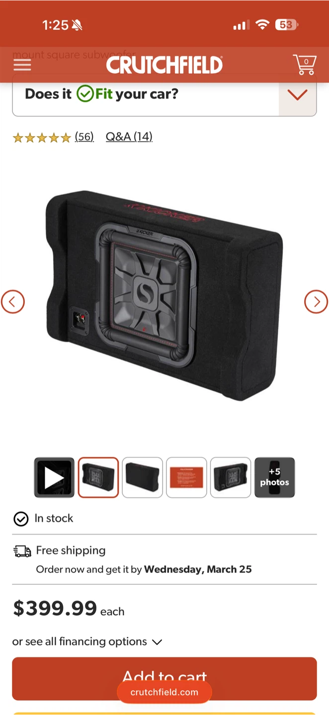 Kicker l7 12 in NEW