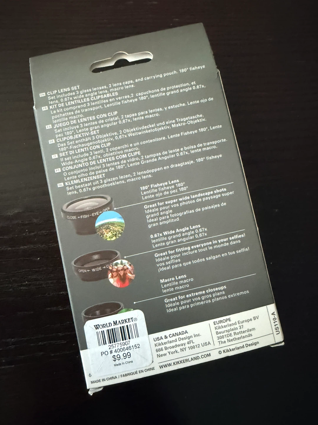 Kikkerland Clip-On Lens Set for Smartphones - photo 2