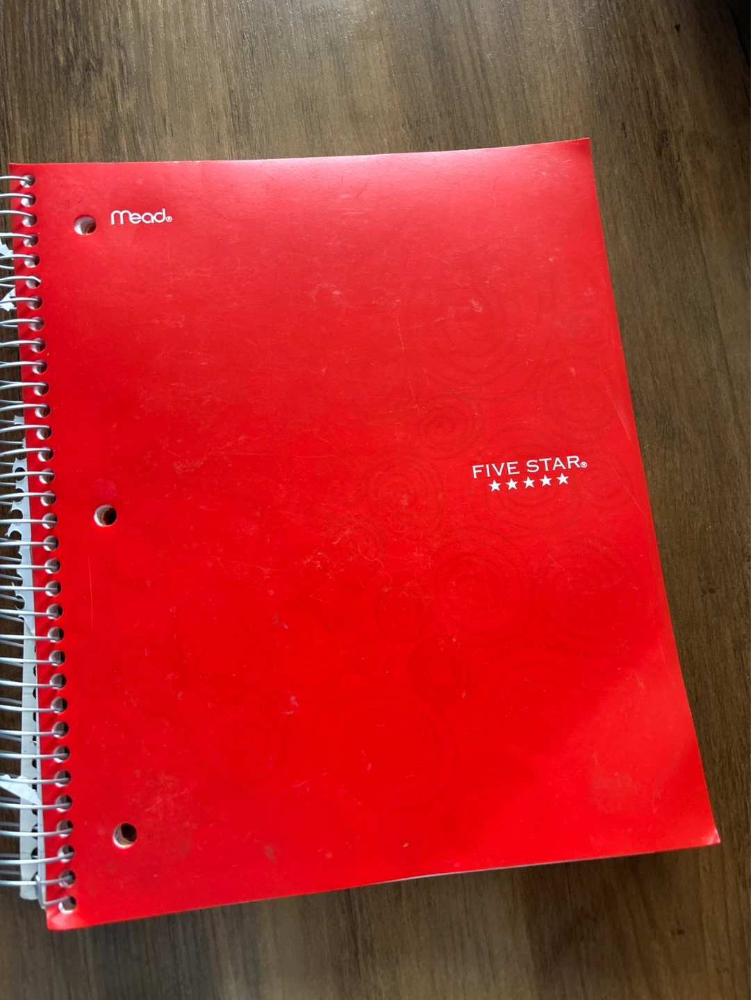 Mead Five Star Spiral Notebook⚽️