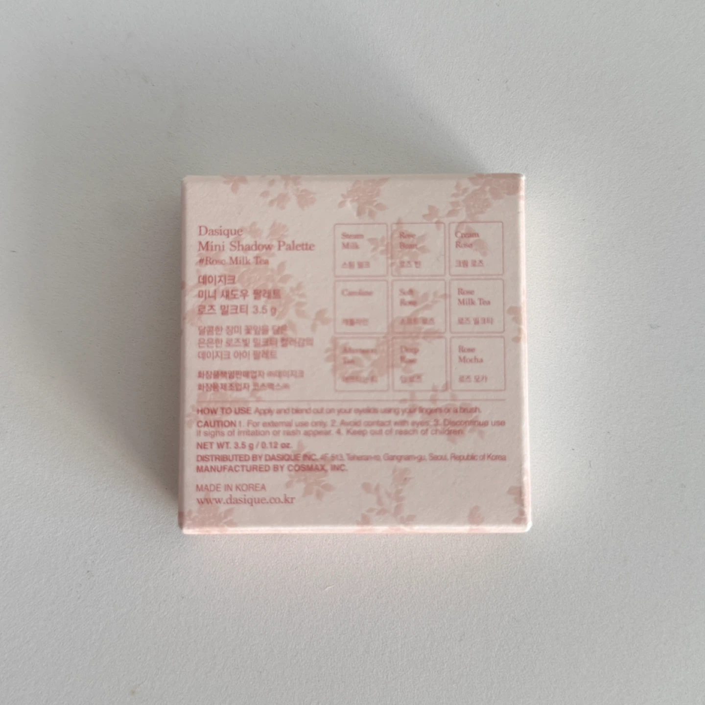 Brand new: Dasique Rose Milk Tea Mini Shadow Palette - photo 3