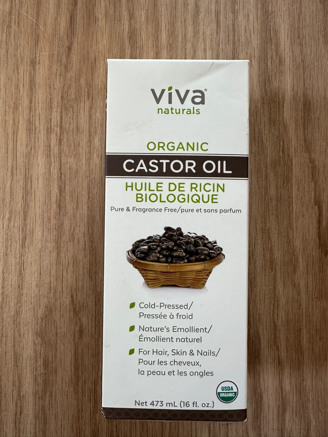 Viva Naturals Organic Castor Oil 473 mL