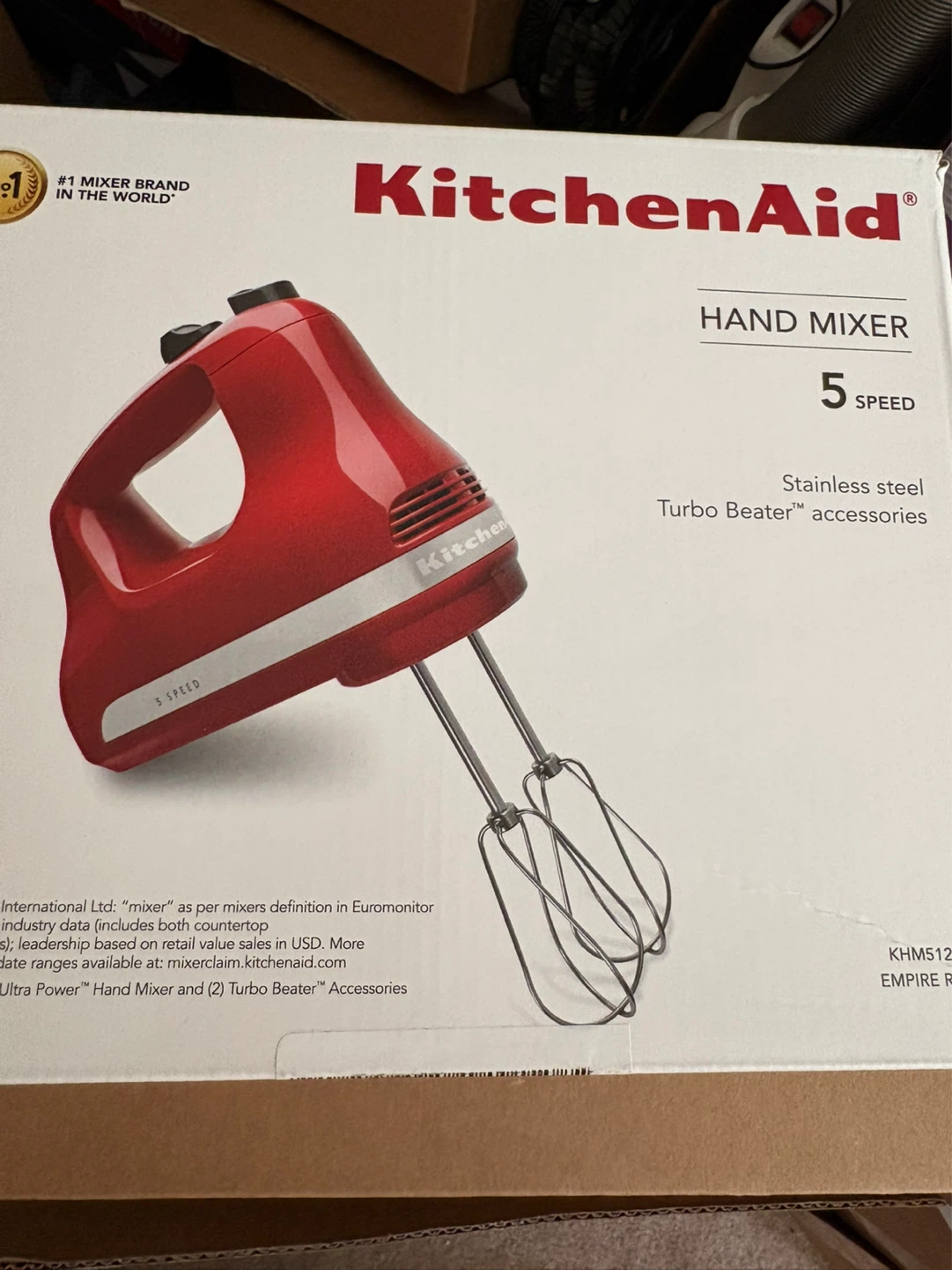 KitchenAid Empire Red Hand Mixer - photo 5