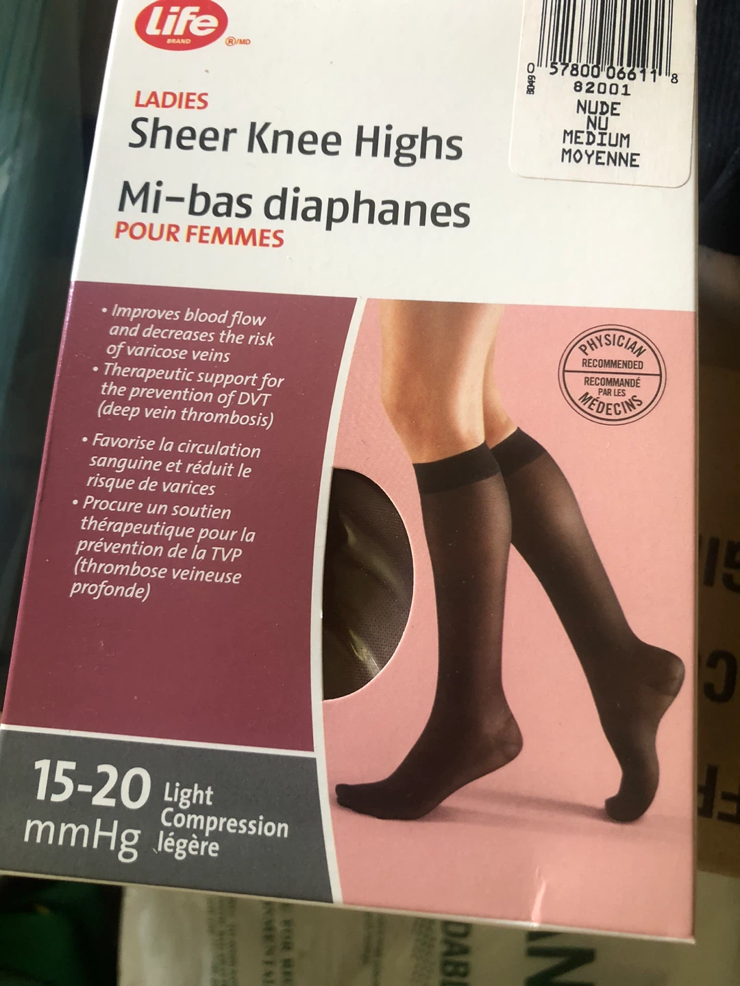 Sheer Knee Highs compress socks