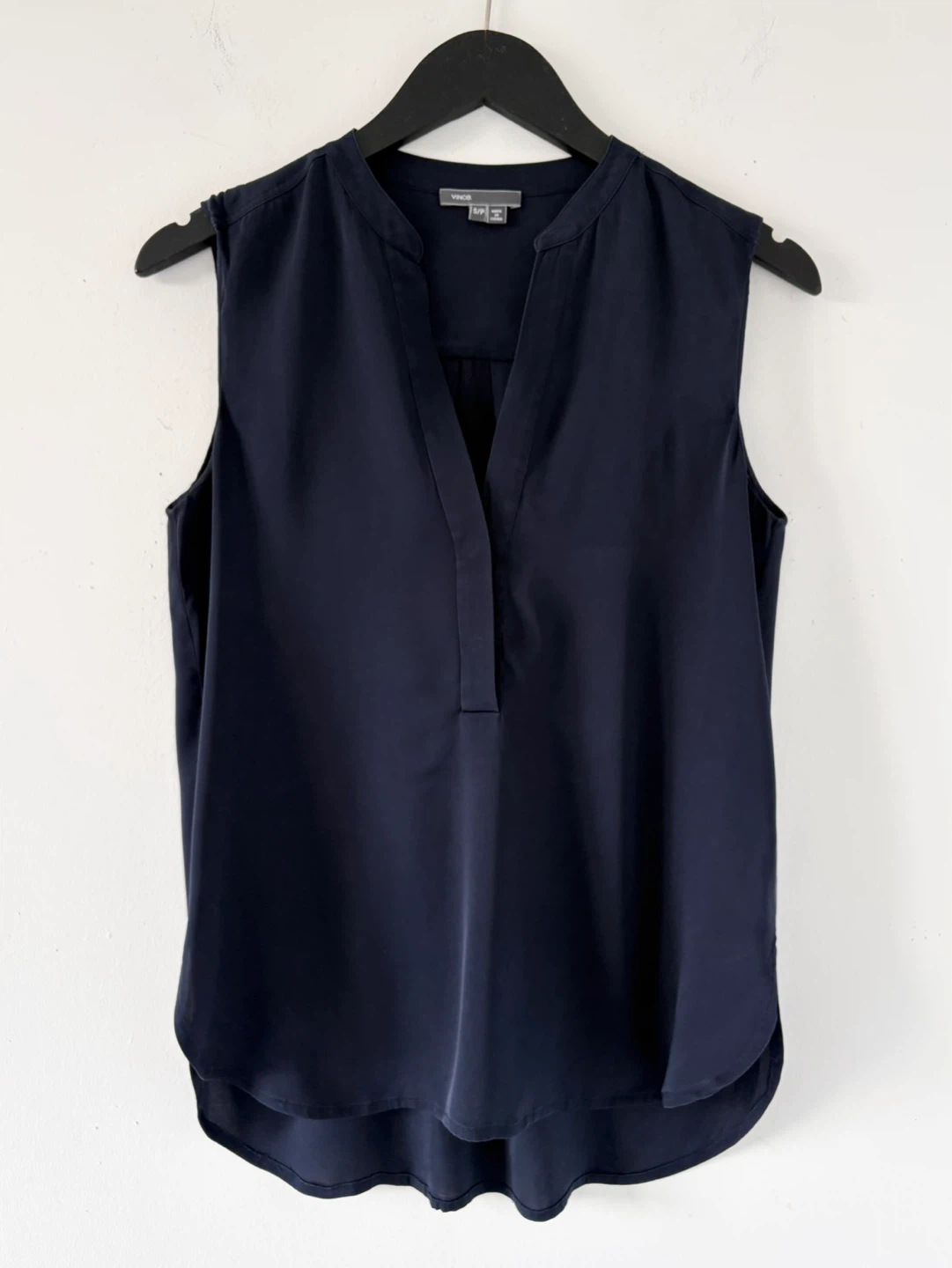 Vince Silk Blend Sleeveless Blouse - photo 3
