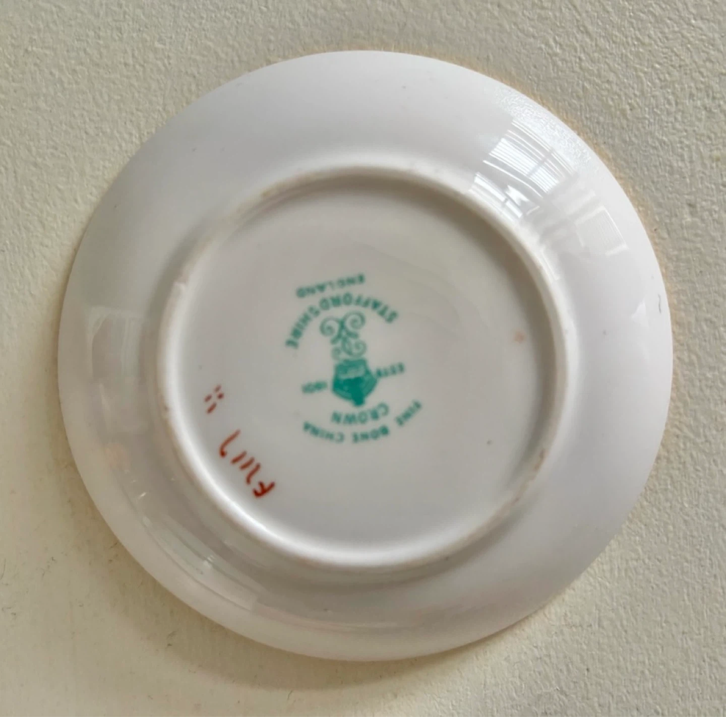 ⚽️Vintage Staffordshire Fine Bone China Trinket Dish - photo 2