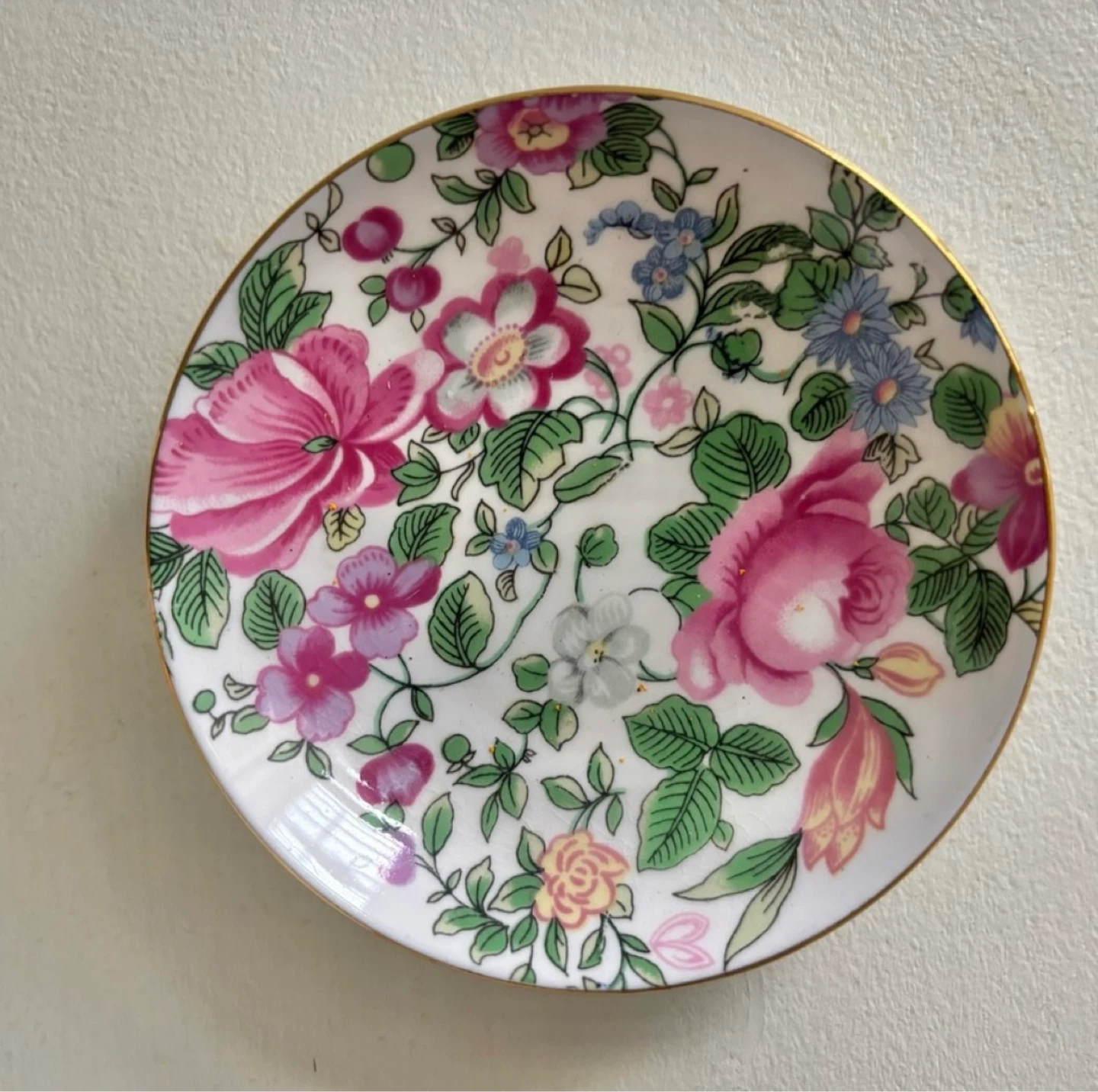 ⚽️Vintage Staffordshire Fine Bone China Trinket Dish