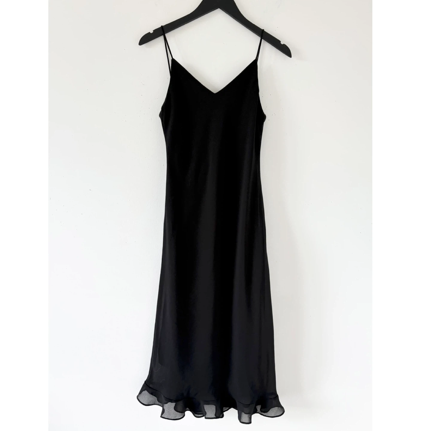 Vintage Cami Dress with Ruffled Hem