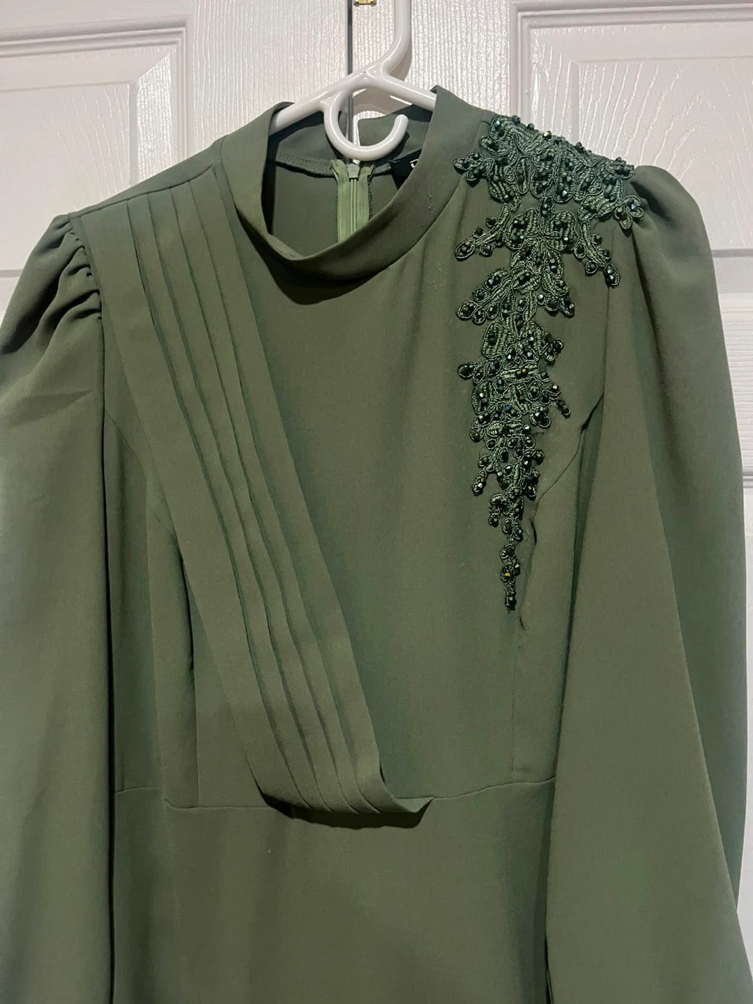 Mint Green Long Sleeve Maxi Dress ** Prom or Graduation - photo 4