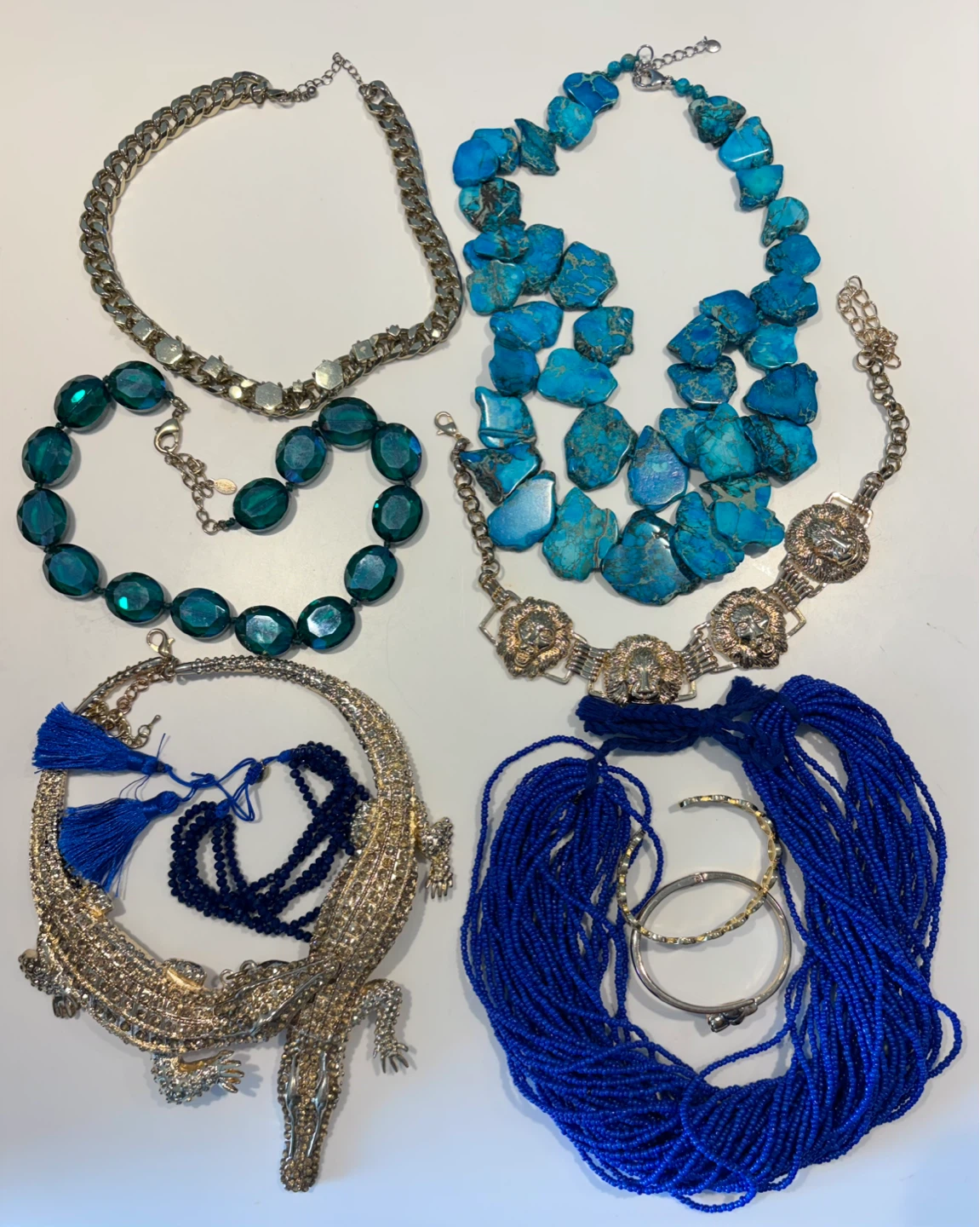 Costume Jewelry Statement Necklaces and Bracelets