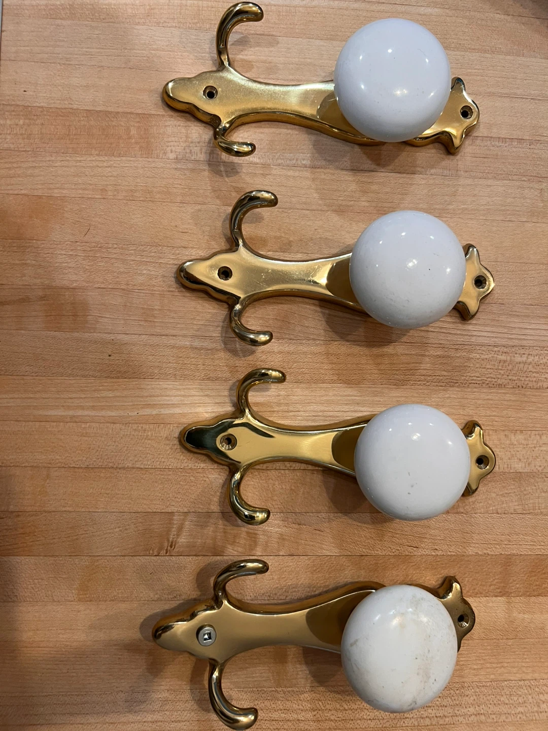 Lee Valley Ceramic Knob Hook- Vintage