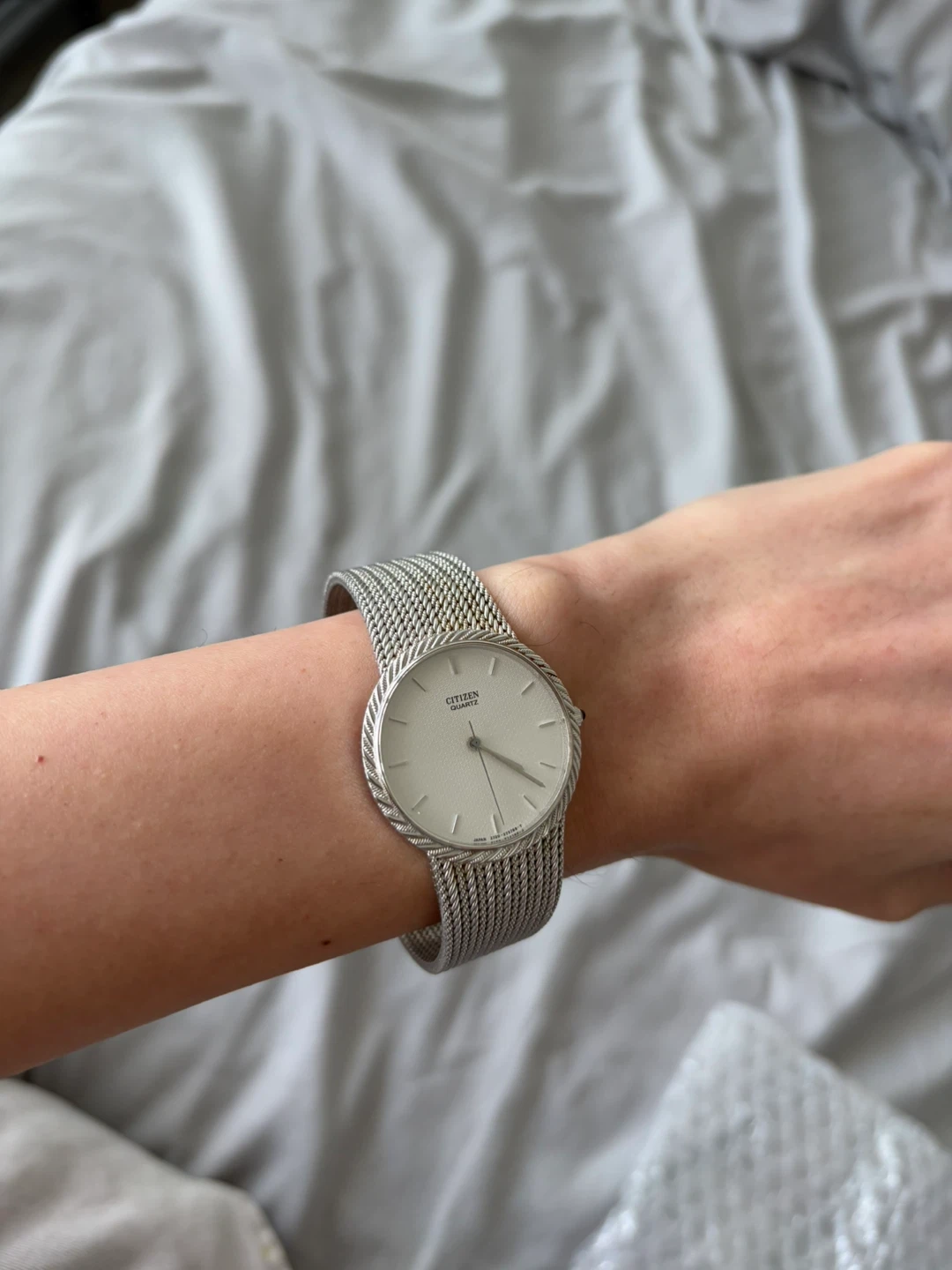 Citizen Quartz Watch - Stainless Steel Mesh Band ⚽️ - photo 2