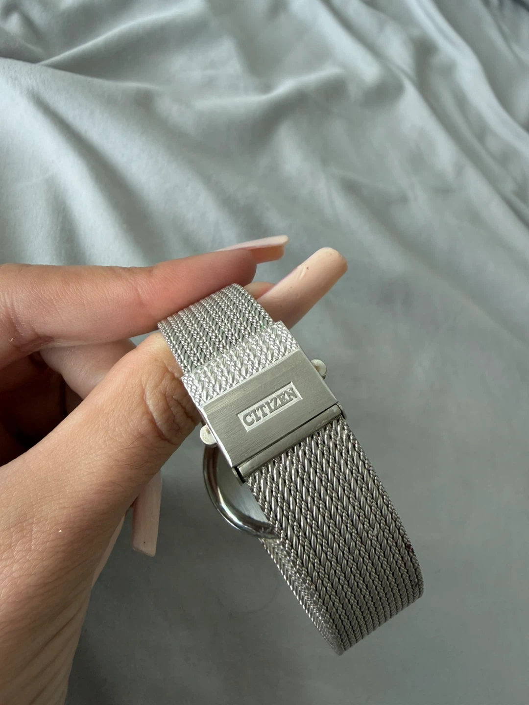 Citizen Quartz Watch - Stainless Steel Mesh Band ⚽️ - photo 4