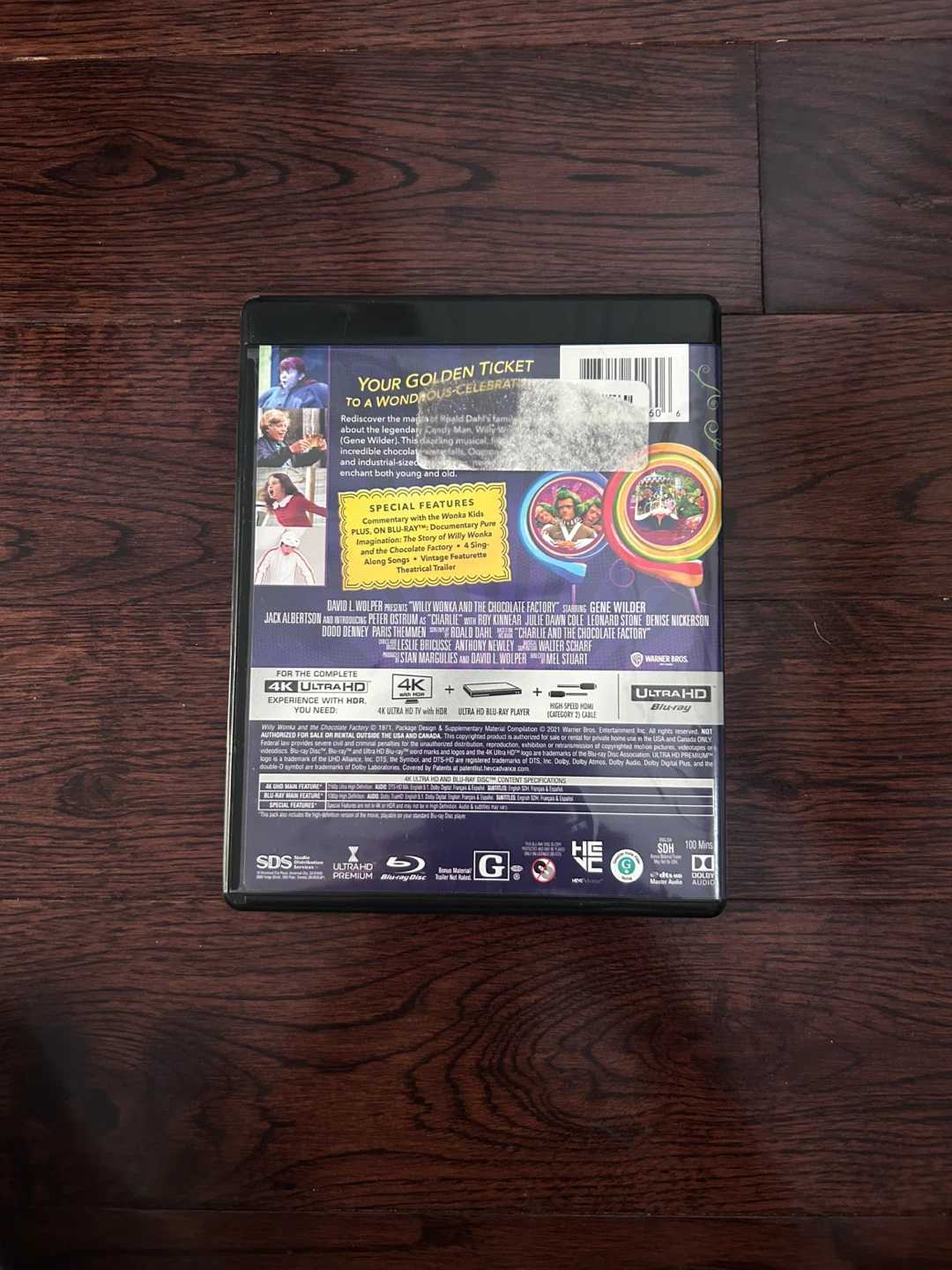 Willy Wonka & The Chocolate Factory 4K UHD Blu-ray - photo 2
