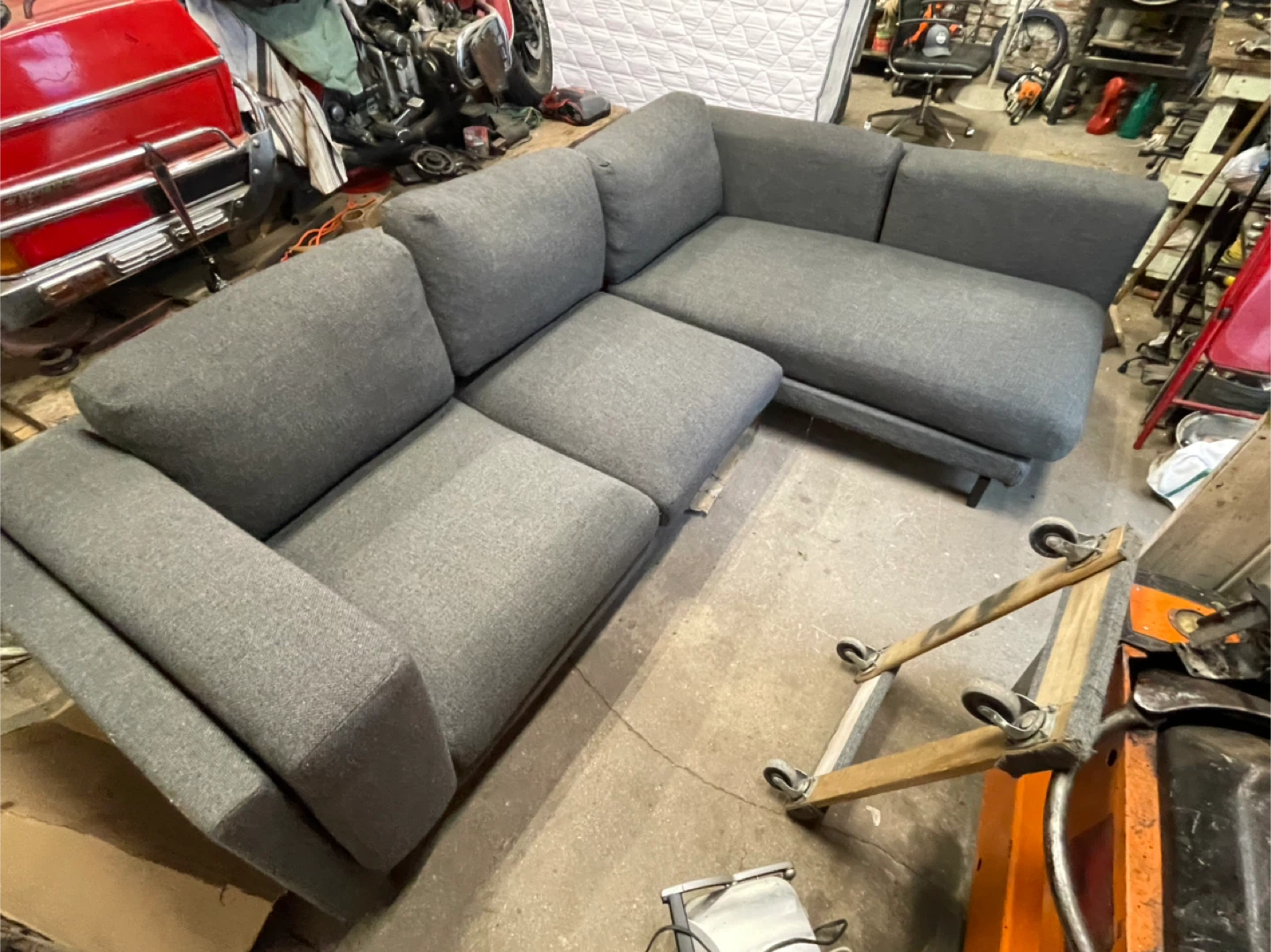 Gray Sectional Sofa