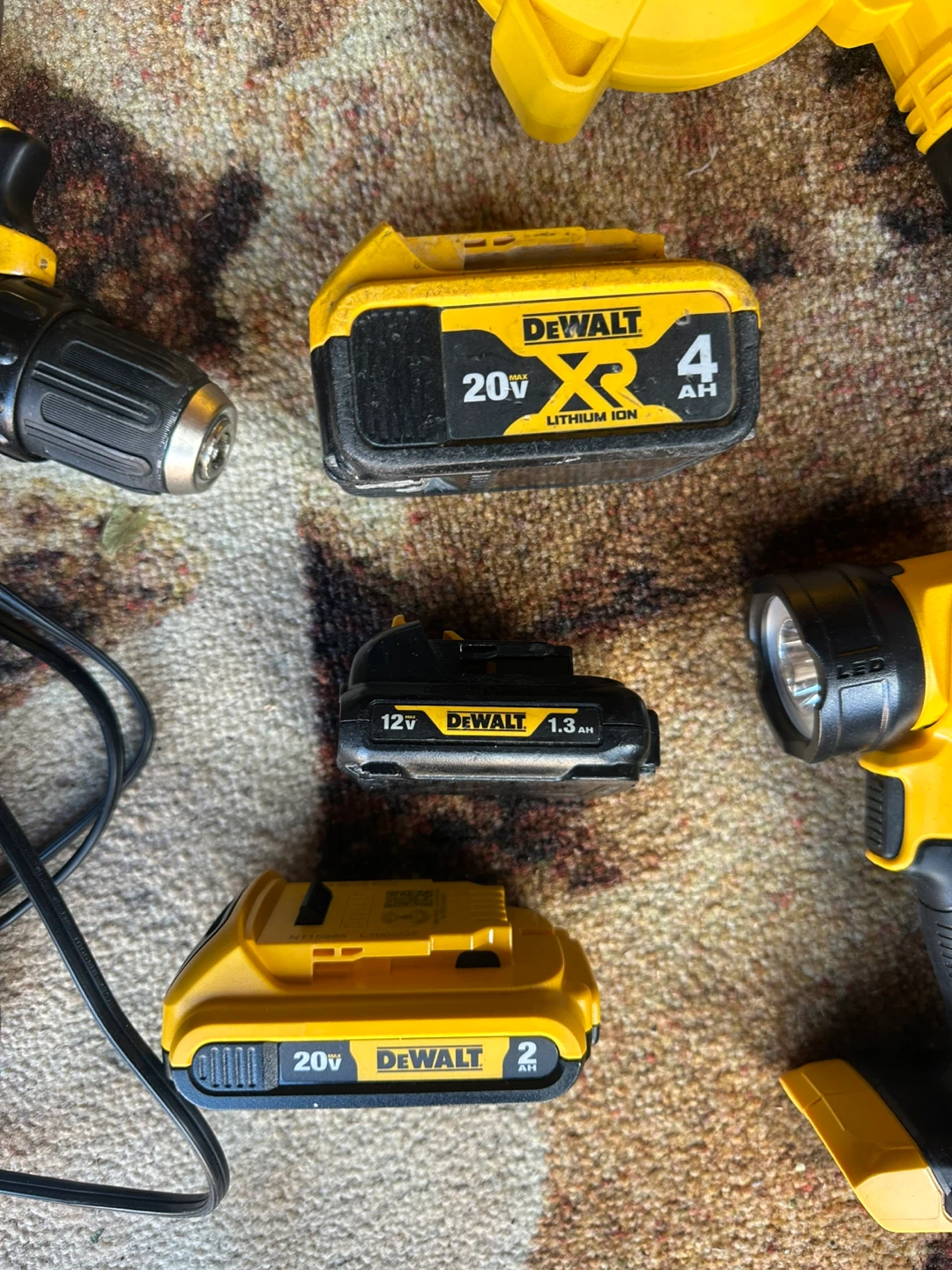 DeWalt 12V Cordless Drill Combo with Blower, Light & Batteries - photo 2