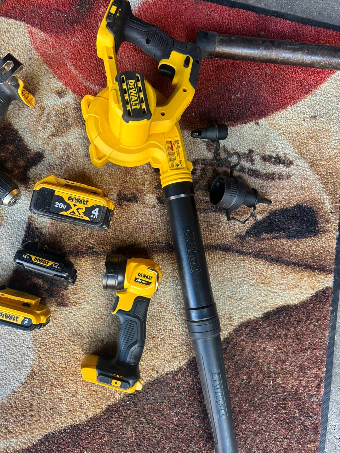 DeWalt 12V Cordless Drill Combo with Blower, Light & Batteries - photo 3