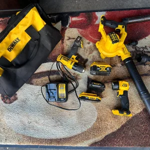 DeWalt 12V Cordless Drill Combo with Blower, Light & Batteries