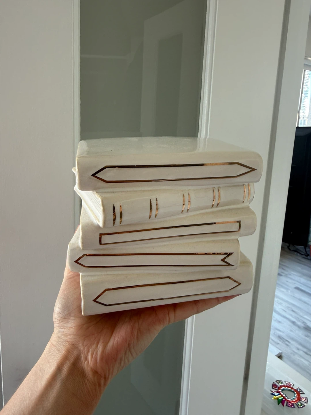 Ornament Stack of Books Decorative