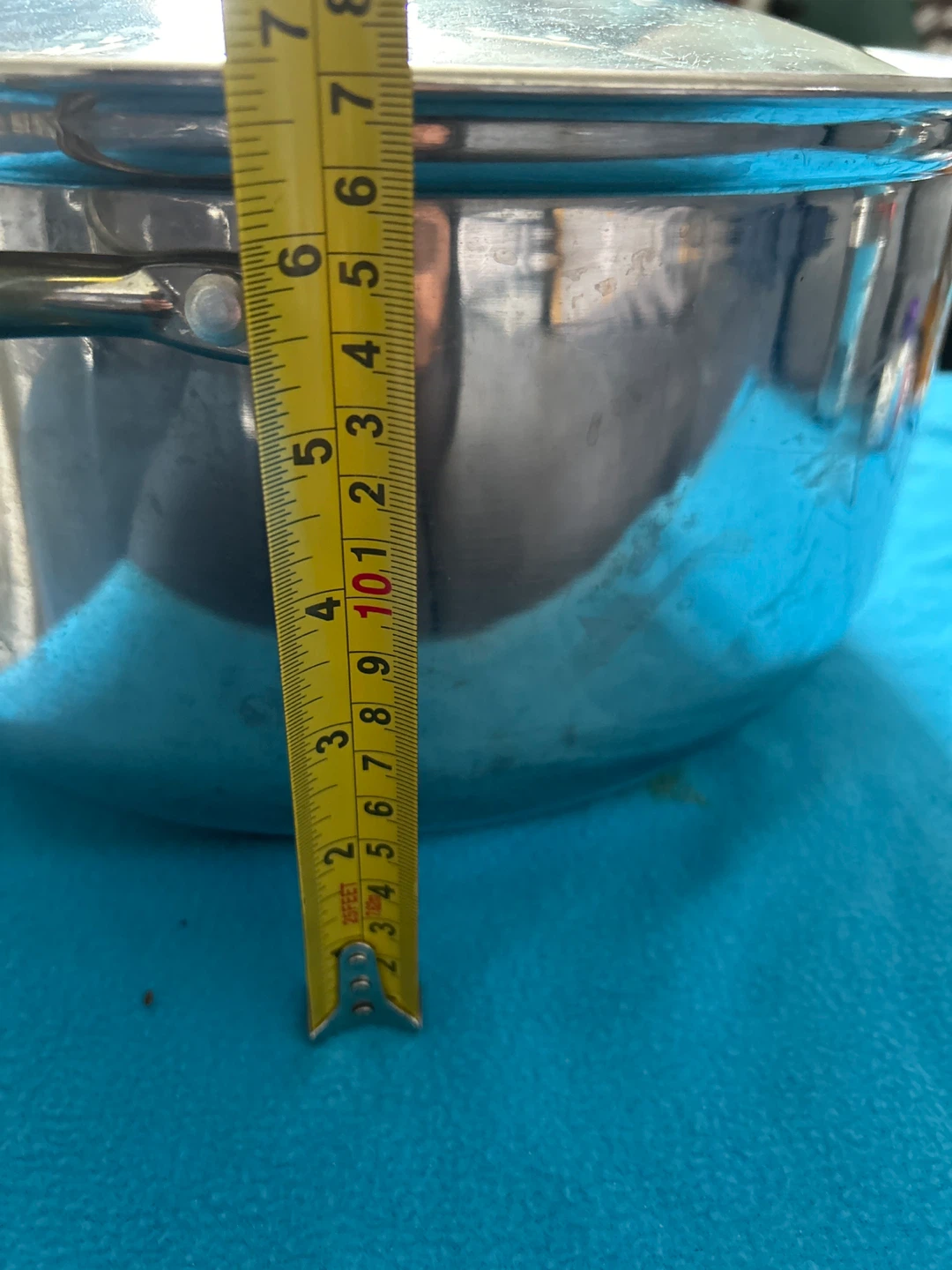Large Stainless Steel Stock Pot with Glass Lid - photo 4