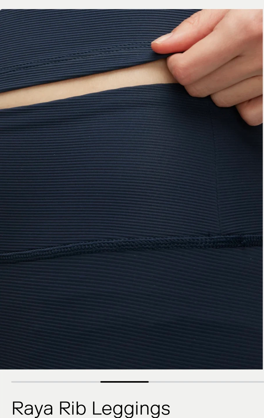 Kit & Ace Raya Rib Set (Tank & Legging) - Navy - photo 2