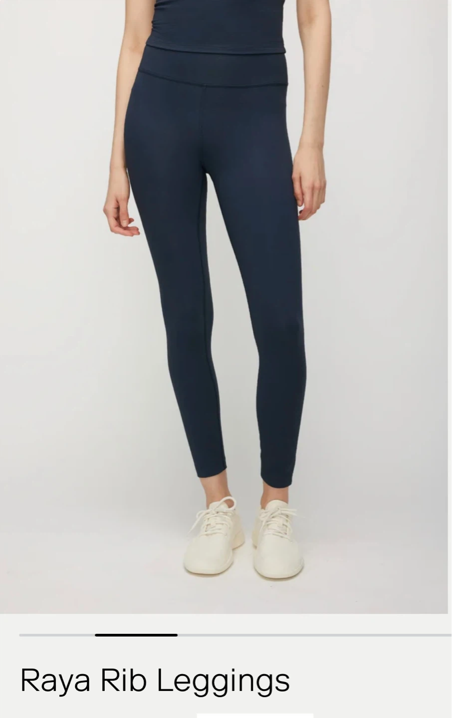 Kit & Ace Raya Rib Set (Tank & Legging) - Navy