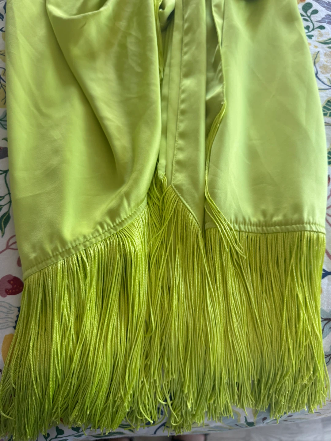 H&M Lime Green Wrap Dress - Medium - photo 5