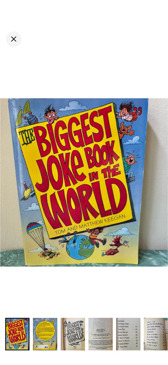 ⚽️ Vintage The Biggest Joke Book in the World