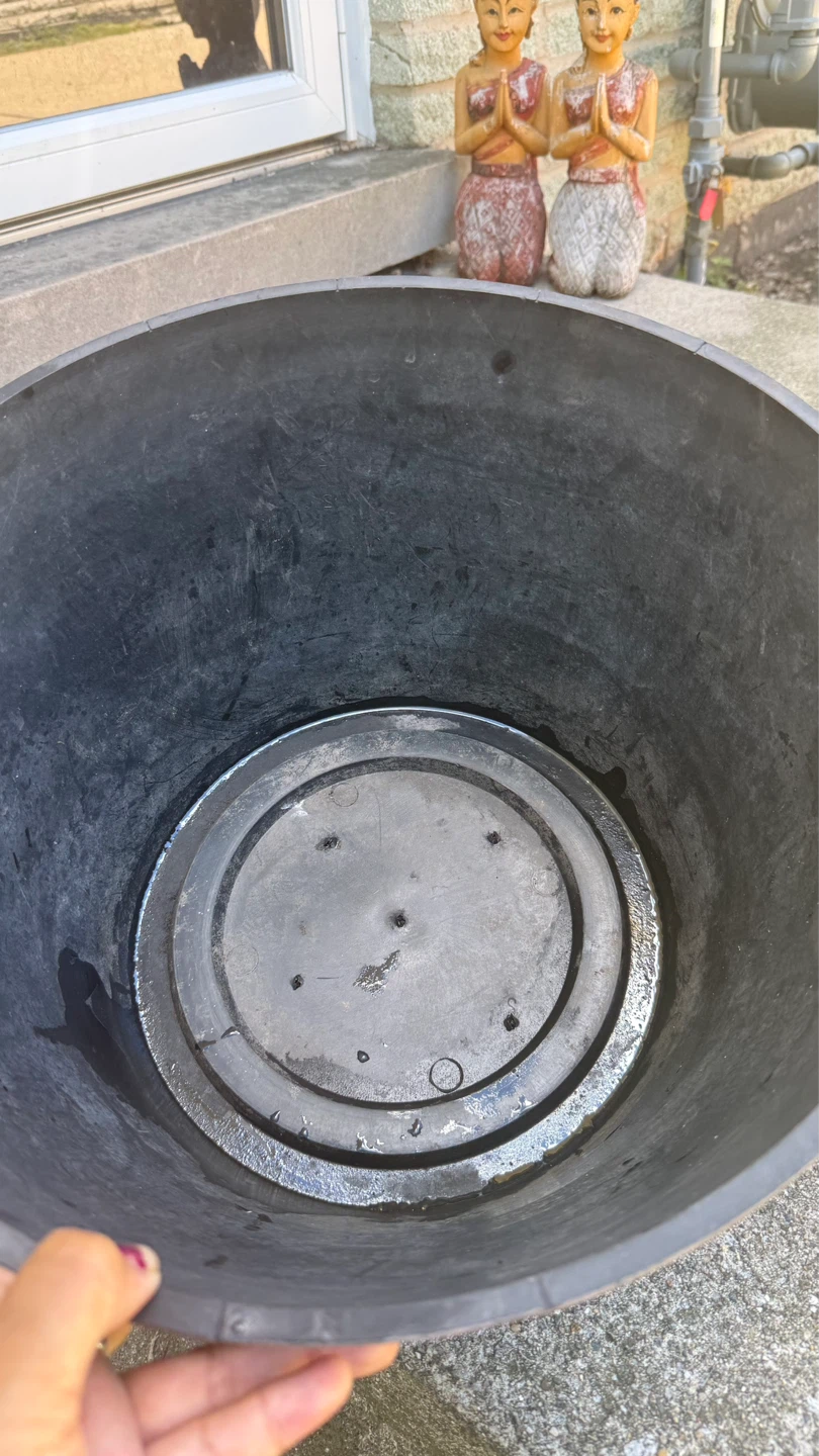 Plastic Barrel Planter Pot - photo 3
