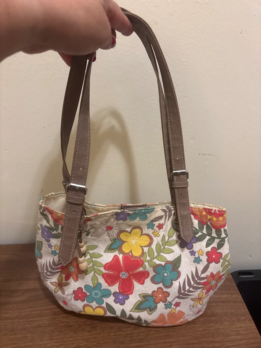 ⚽ Floral Shoulder Bag - photo 2
