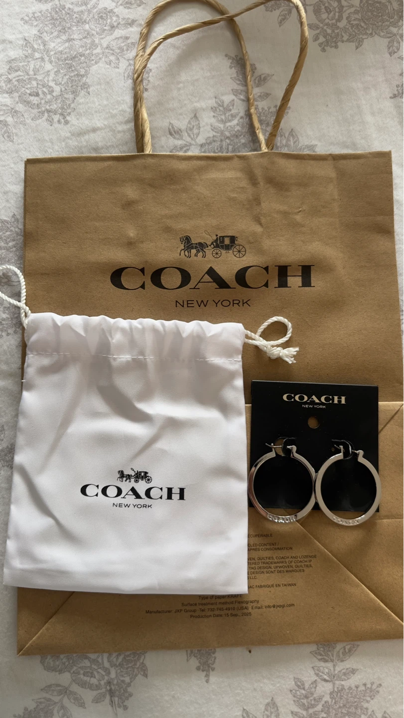 Coach Hoop Earrings