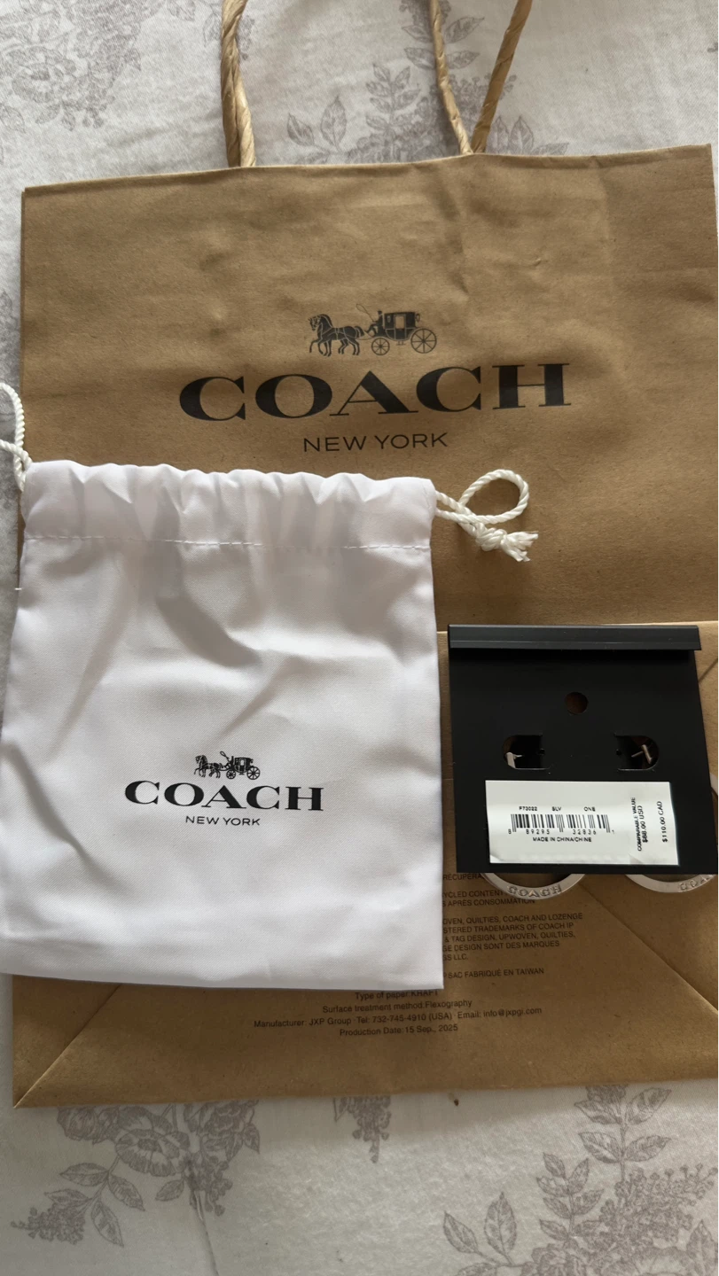 Coach Hoop Earrings - photo 2