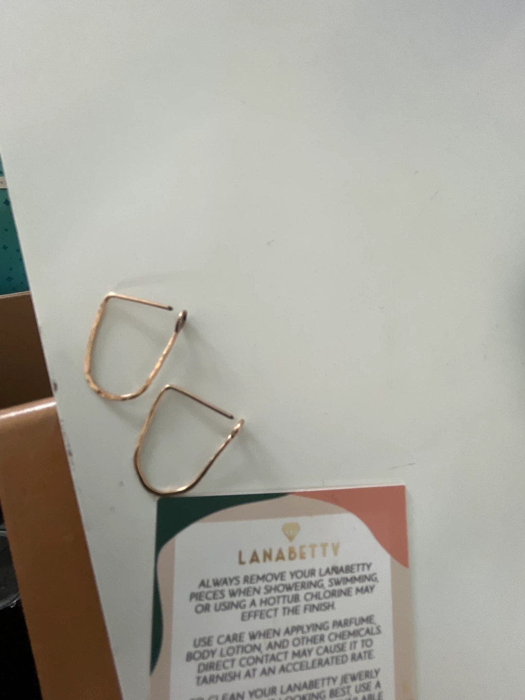 LanaBetty Rose Gold Hoop Earrings - photo 3