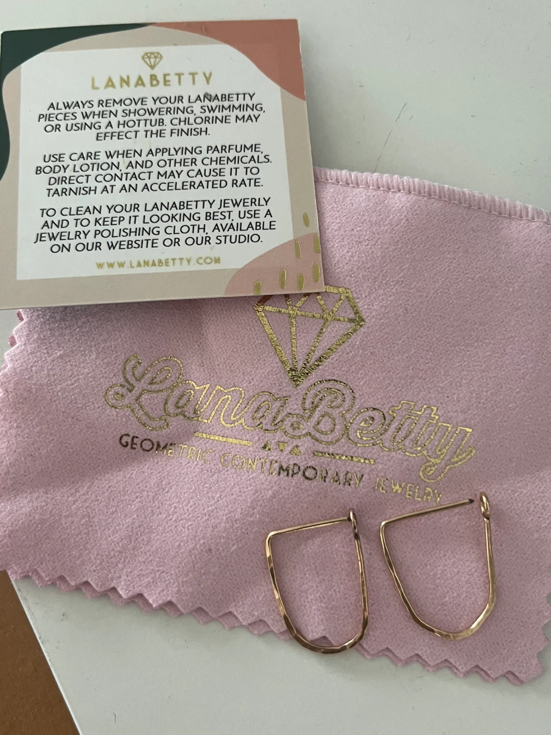 LanaBetty Rose Gold Hoop Earrings - photo 2