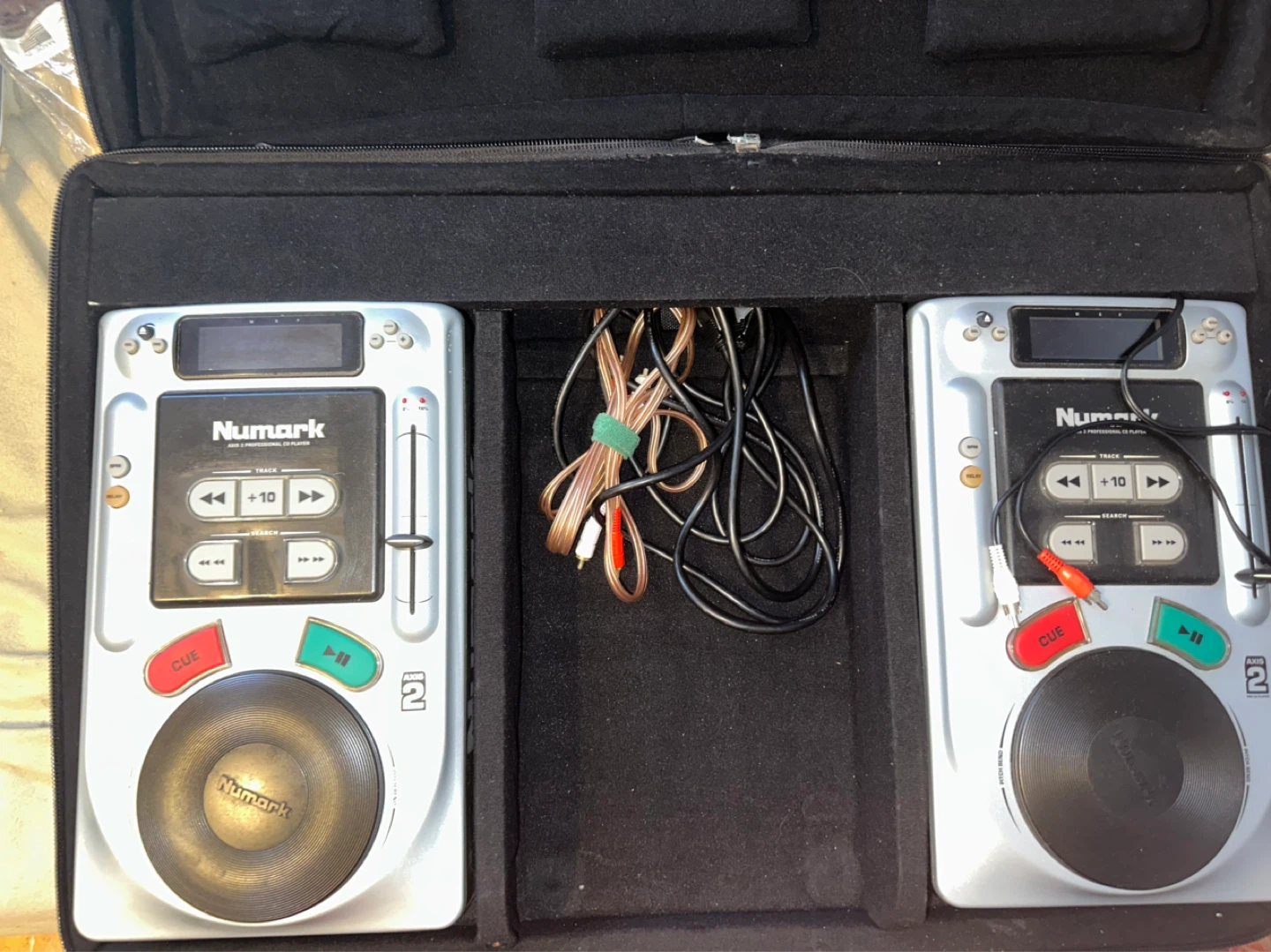 Numark CDJs w/ Case & Cables