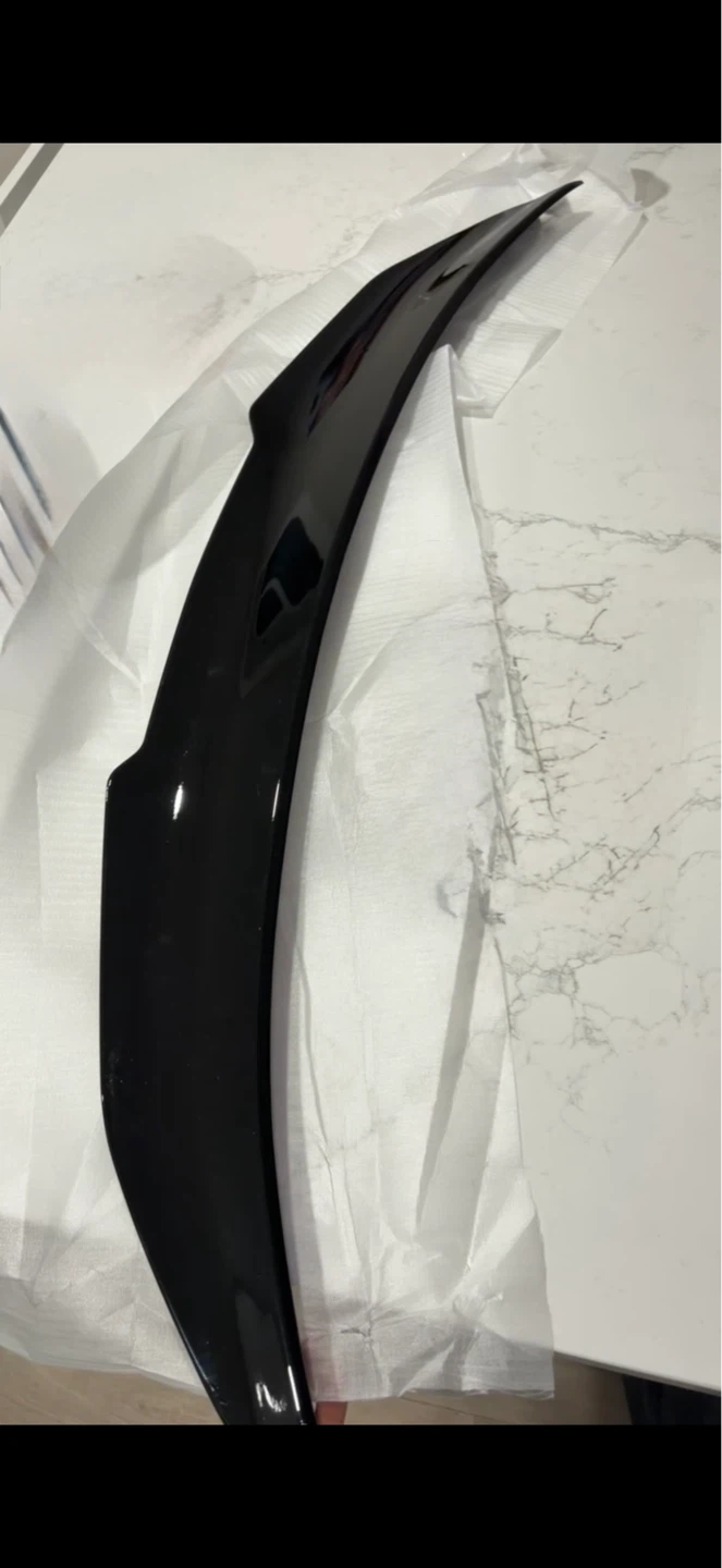 Black glossy Spoiler for Infiniti Q50S - photo 2