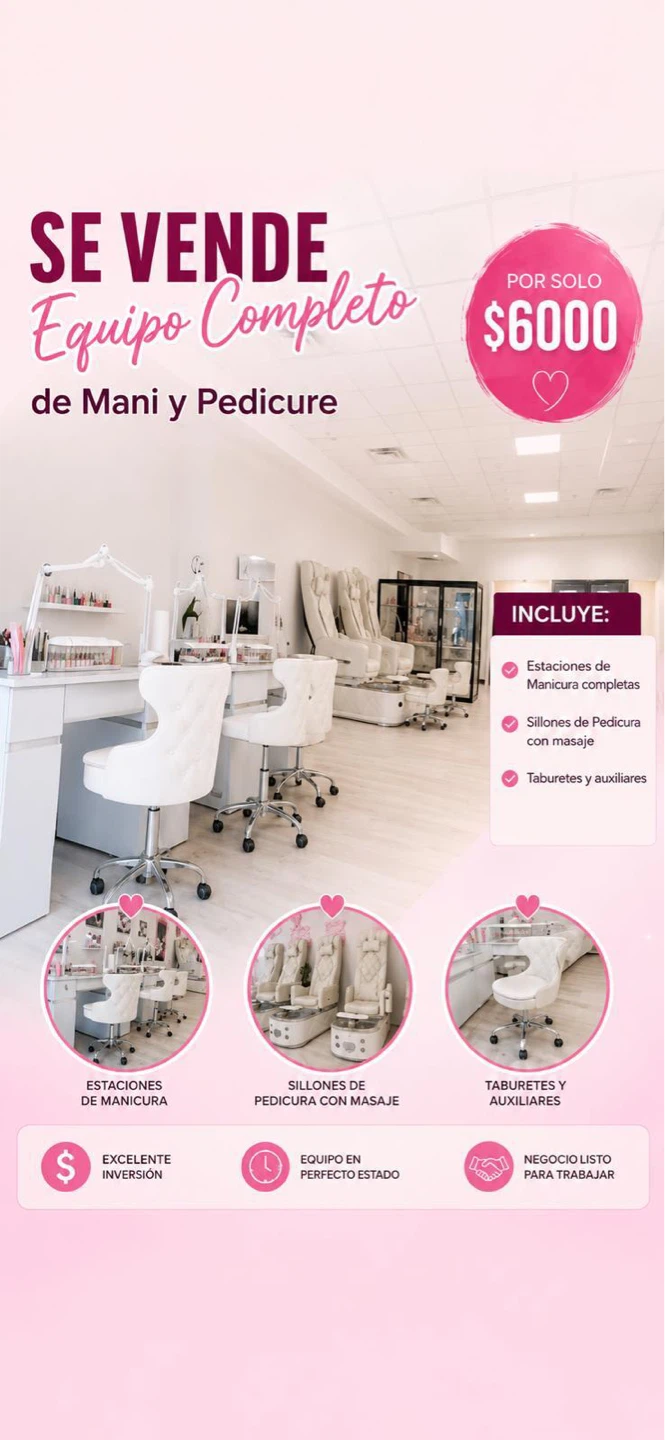 Complete Mani and Pedicure Equipment Set
