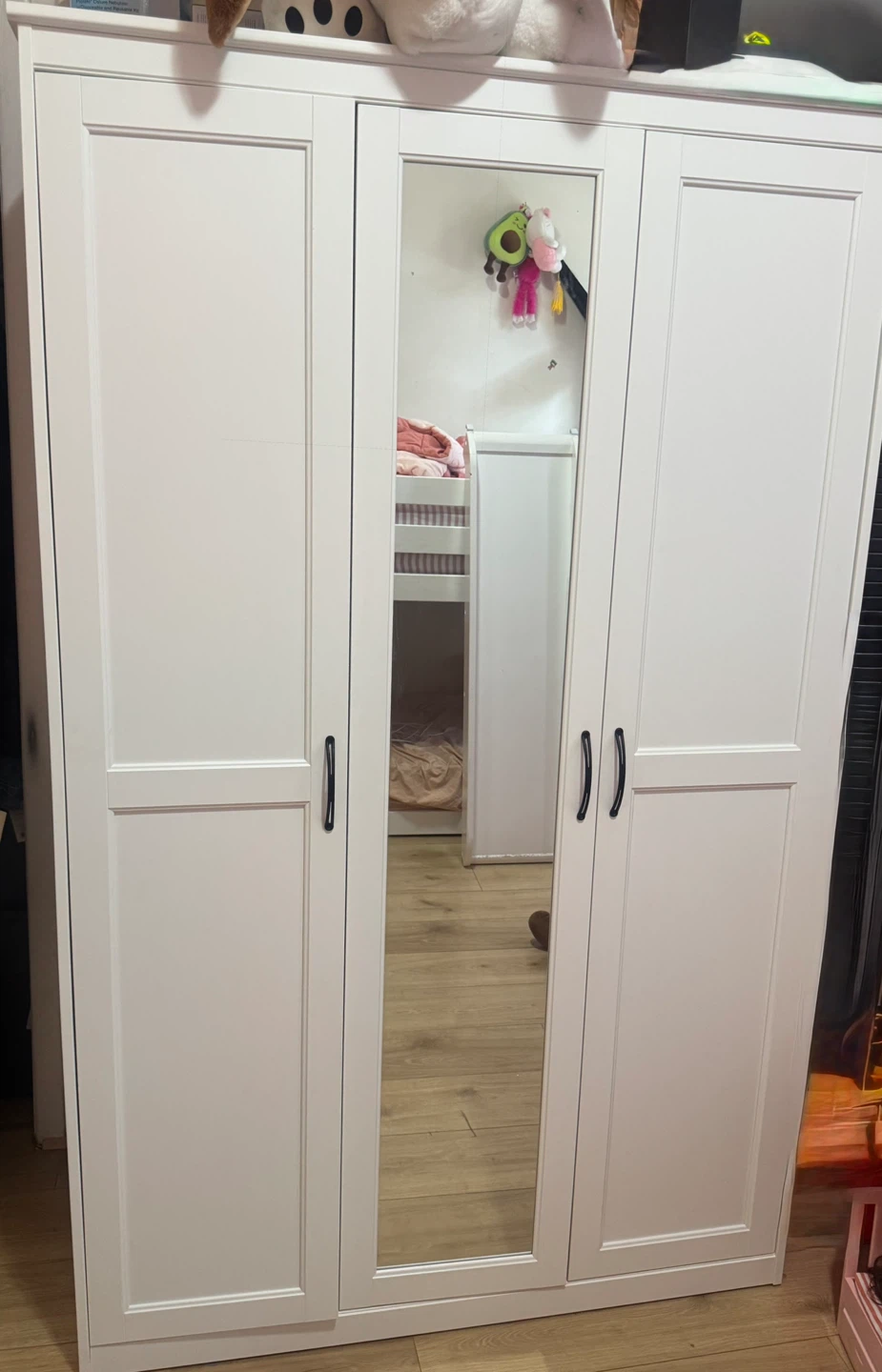 IKEA PAX 3-Door Wardrobe with Mirrors - photo 2