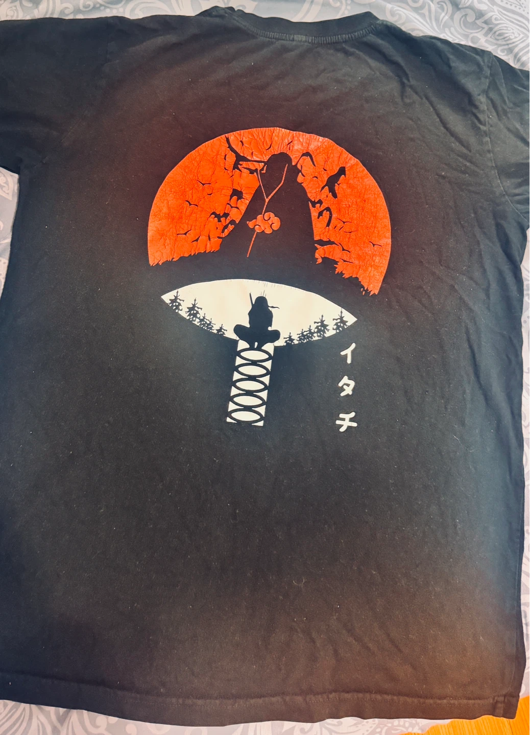 Black Naruto Itachi T-Shirt - photo 3