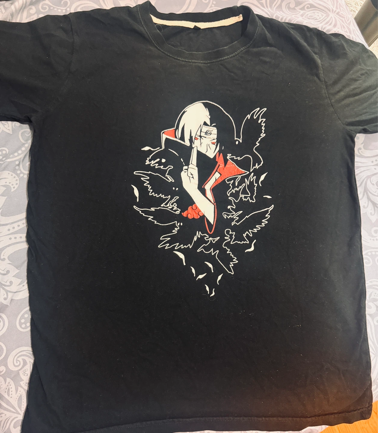 Black Naruto Itachi T-Shirt