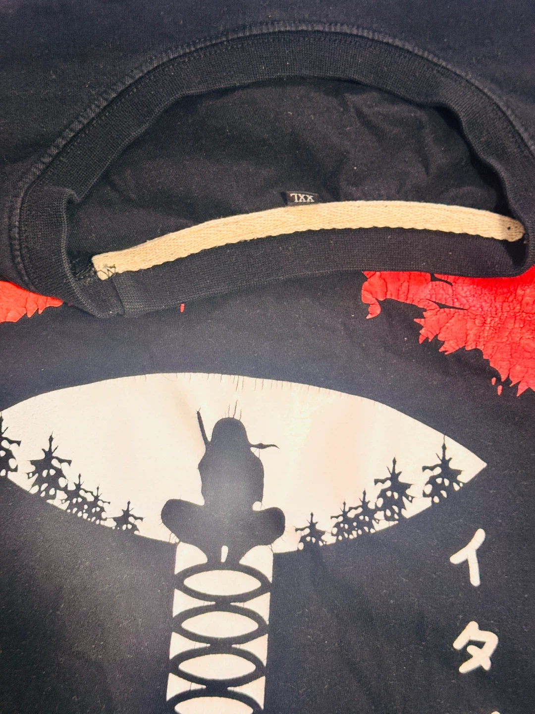 Black Naruto Itachi T-Shirt - photo 2