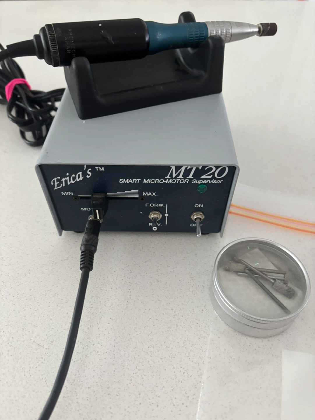 Erica's MT20 Smart Micro-Motor Supervisor with Drill Bits